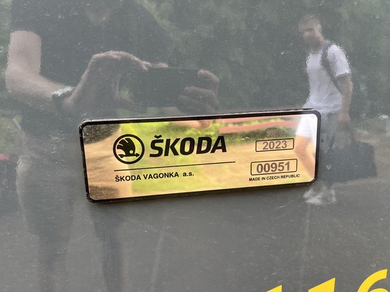 Škoda builder plate 
