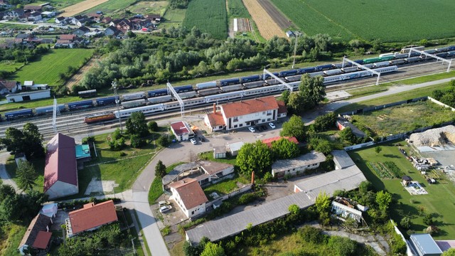 Drone pic of Strizivojna-Vrpolje station 