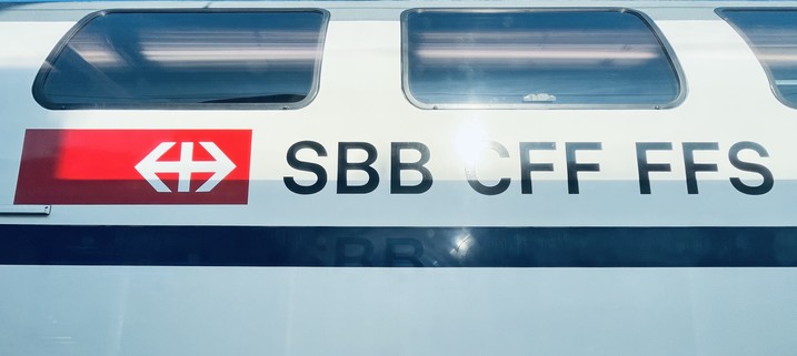 SBB CFF FFS logo on a Zürich S-Bahn Train 