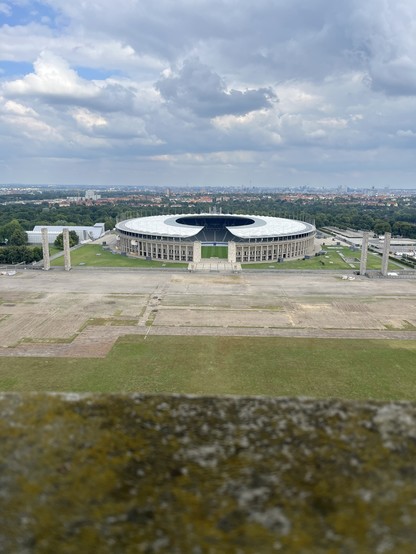 Looking towards the Olympic stadium 