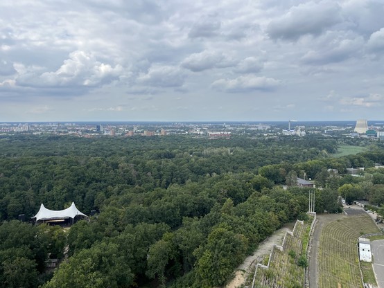 Looking towards Waldbuehne and Spandau 