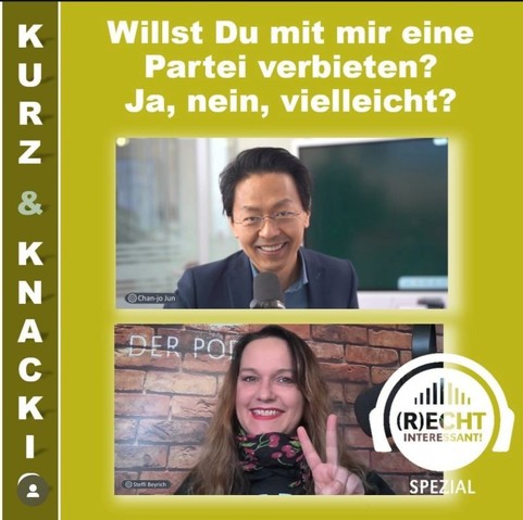 Kernthese: Schon das Verfahren hat einen Nutzen für die das Land, da es die AfD dazu bringt, sich demokratischer zu verhalten, um das Verbot zu vermeiden. Wenn am Ende eine rechtsstaatliche und nicht verbotene Partei entsteht, können wir damit leben. Es kommt nicht auf das Ergebnis an. 
