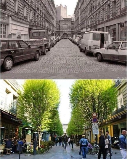 VERÄNDERUNGEN
Rue du Tresor, Marais, Paris: 
Früher und jetzt.